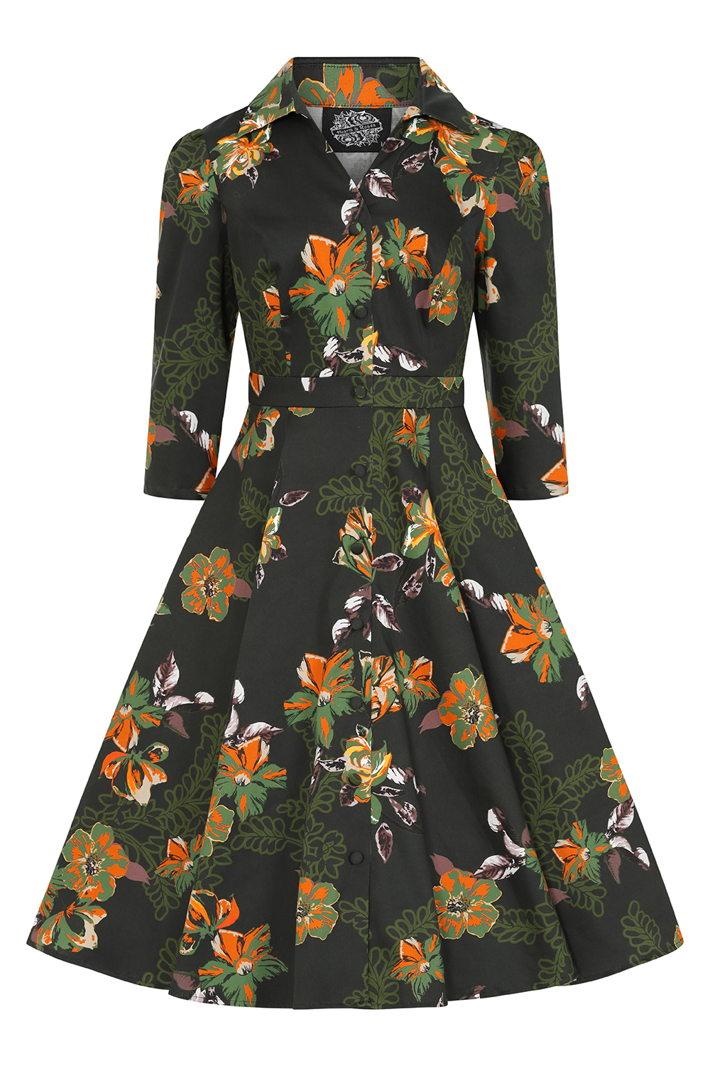 Gina Floral Swing Dress